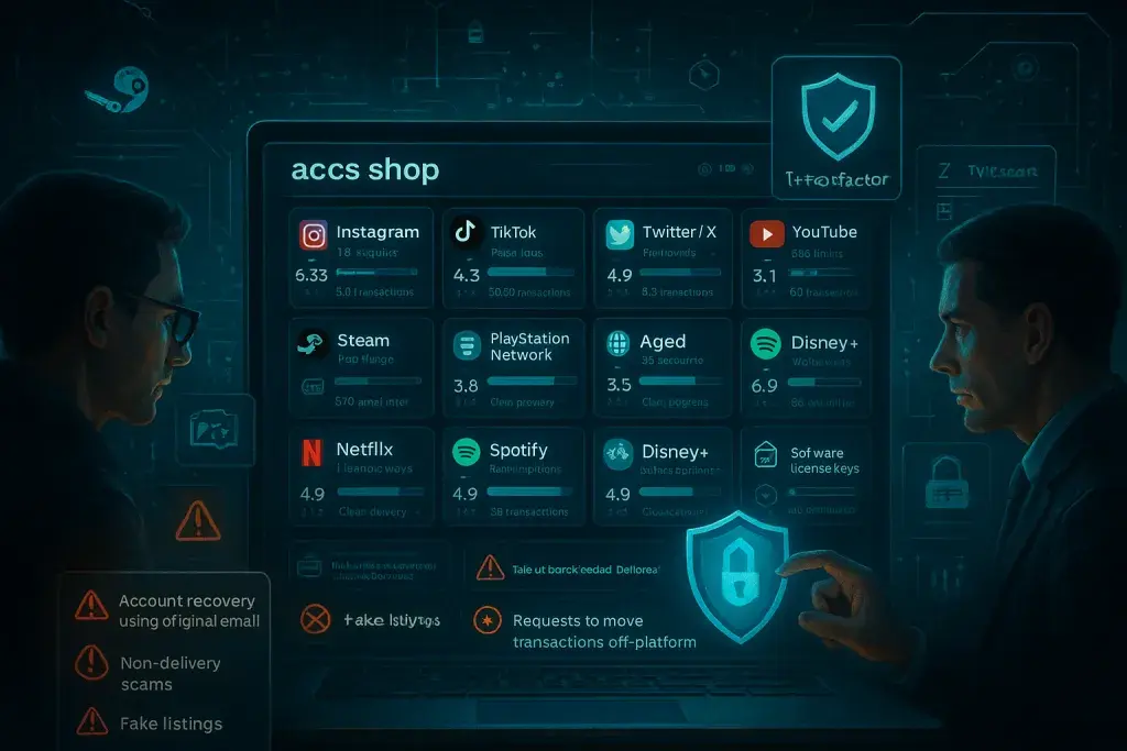 How to Safely Buy and Sell Virtual Accounts and Digital Goods on Online Marketplaces